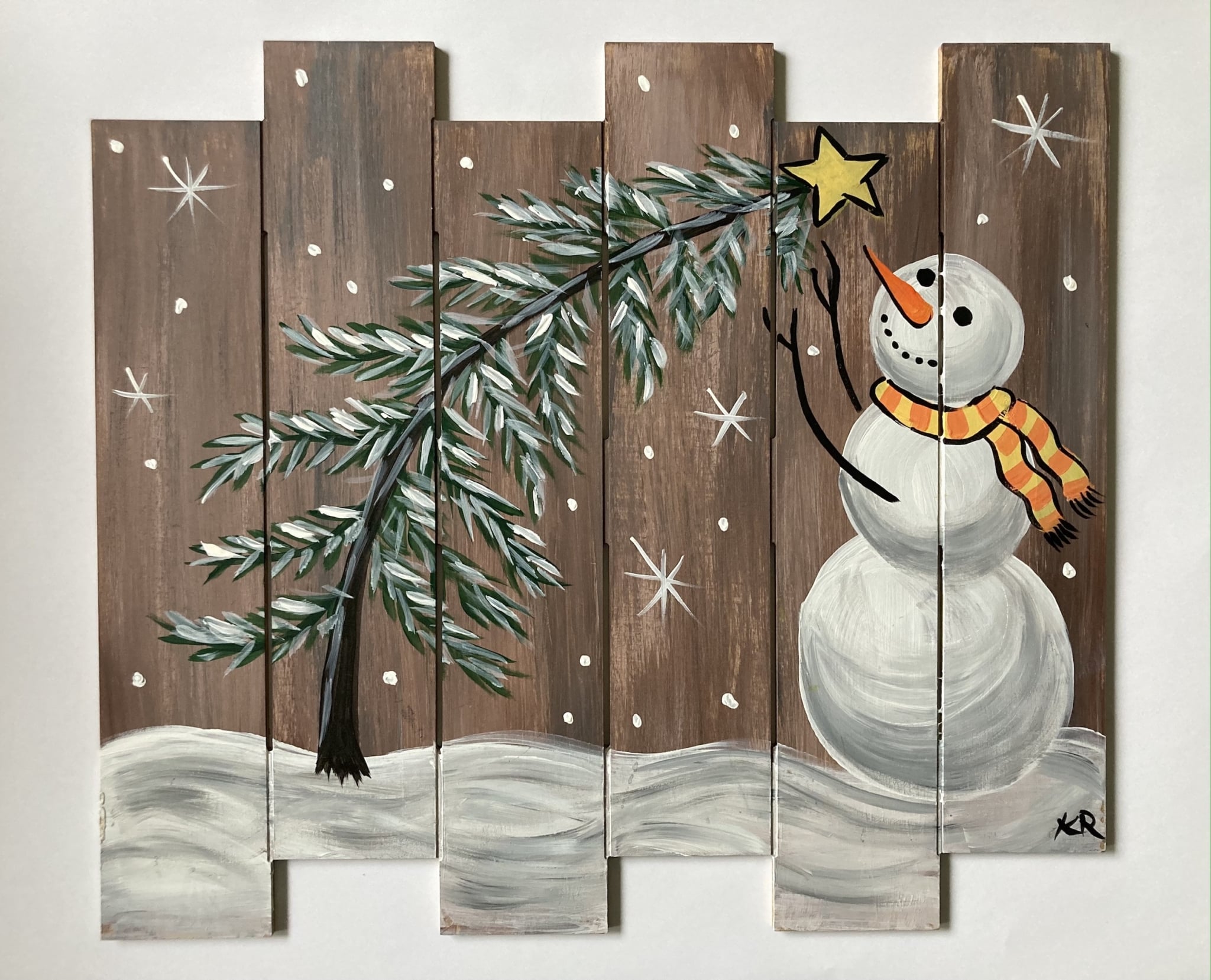snowman pallet