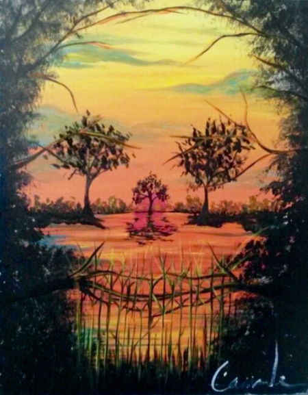 Skull Through the Trees