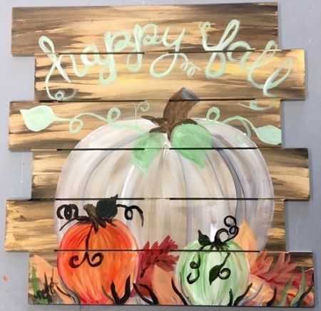 Happy Fall Pressed Wood Pallet