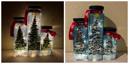 Festive Tree Jars