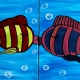 date night fish kiss