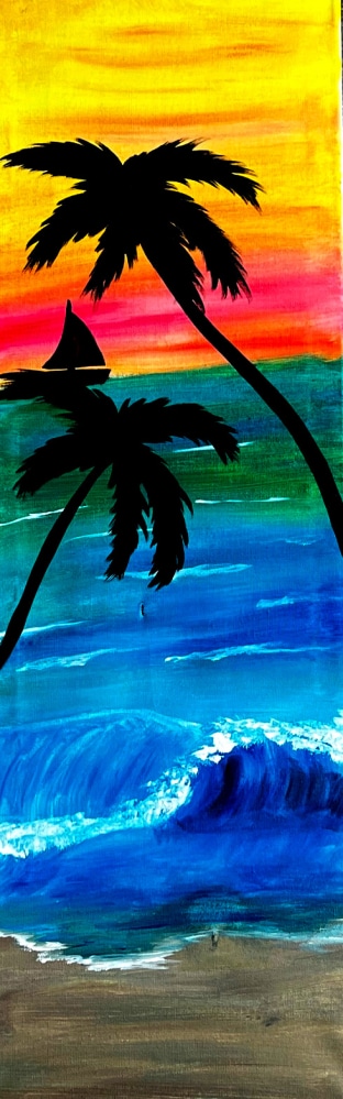 long canvas beach