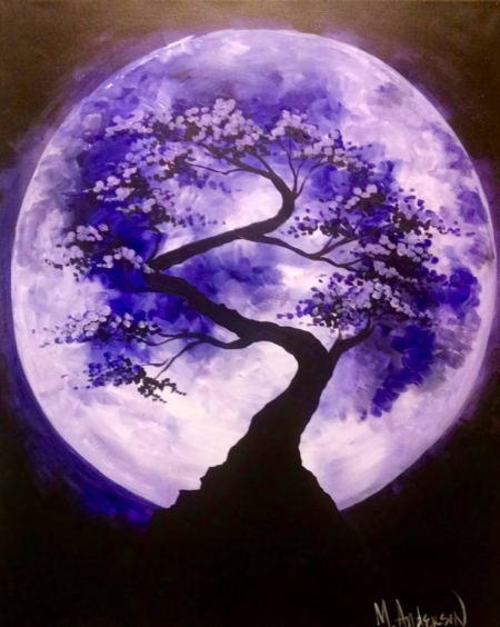 Bonsai in the Moonlight