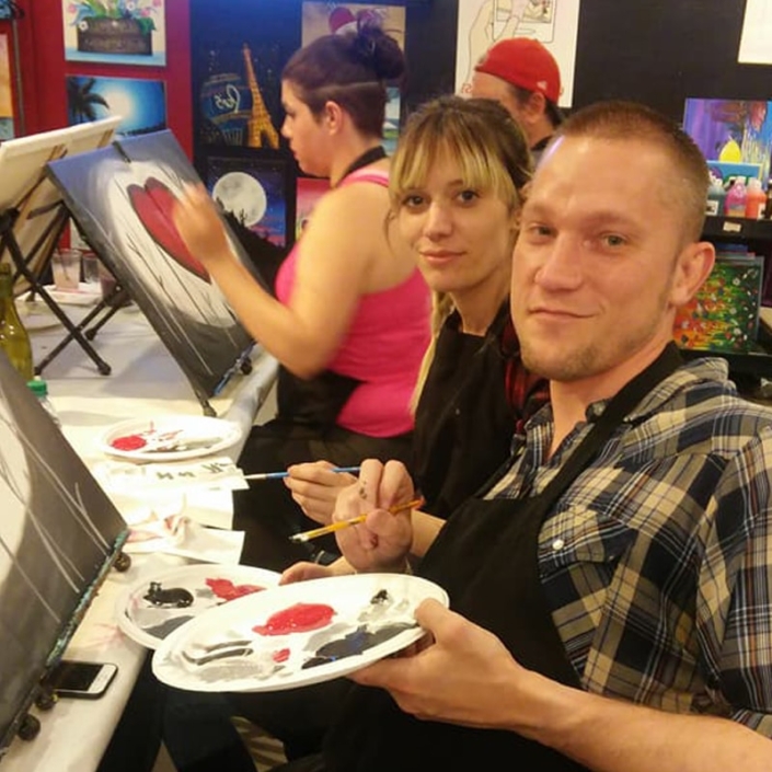 Private Wine & Canvas Parties