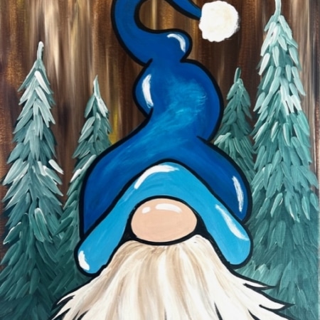 Blue Winter Gnome