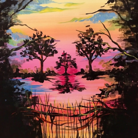 Skull through the Trees