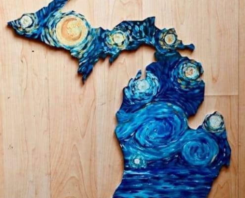 Starry Michigan Wood