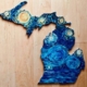 Starry Michigan Wood