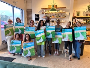 Orlando Sip & Paint - Tropical View