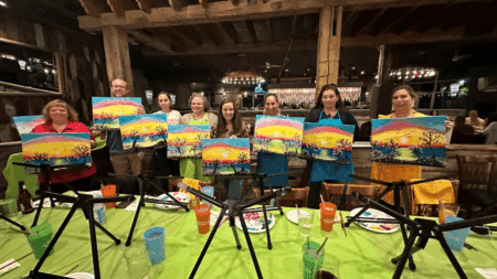 40th birthday painting party