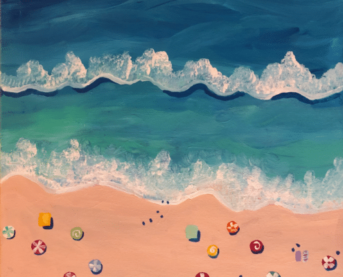 day at the beach