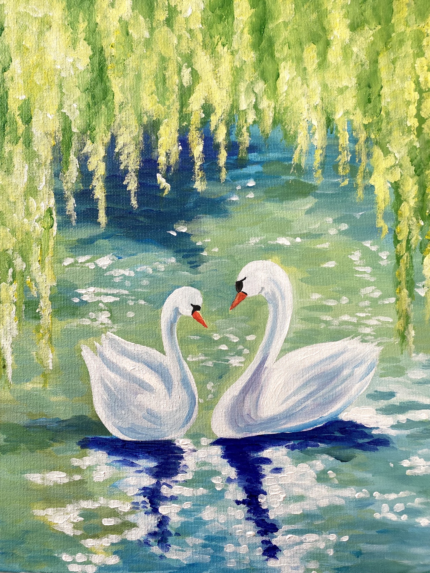 pair of swans