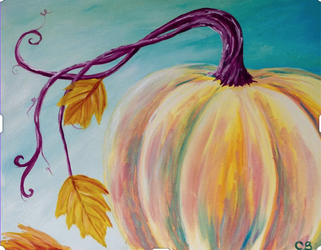 pastel pumpkin