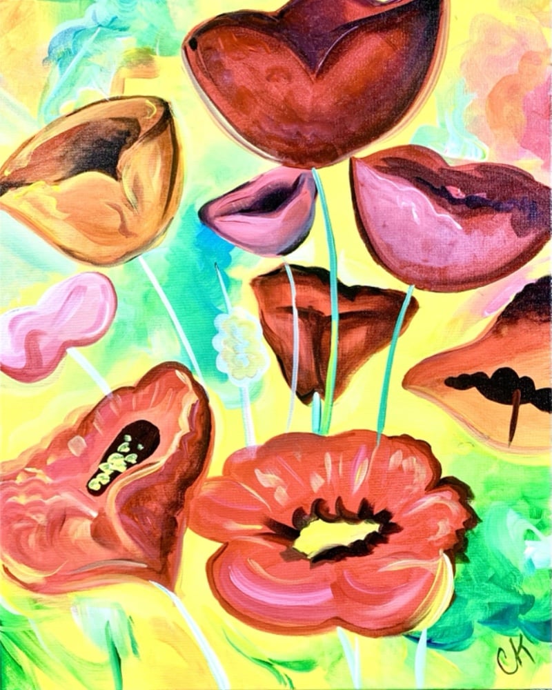 Autumn Bloom Paint and Sip