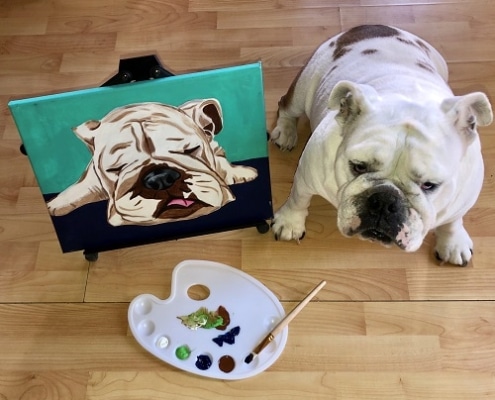 paint your pets portrait class