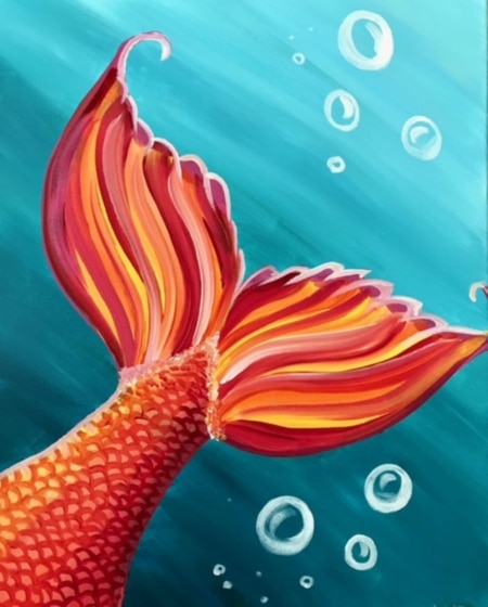 Celebration Paint Party - Mermaid Tails