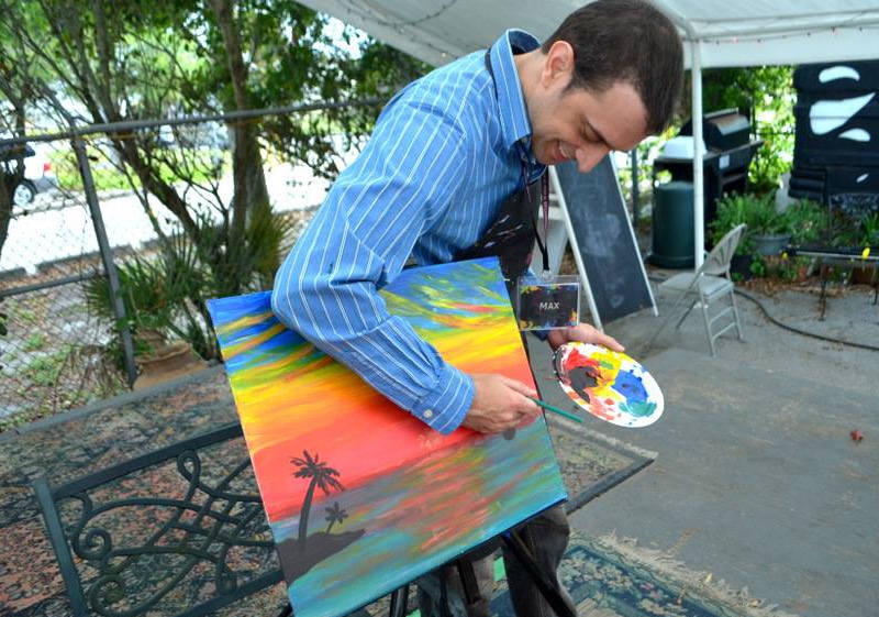 Meet the Orlando Paint and Sip Artists: Max Laurent