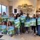 Paint and Sip FUNdraiser for Make-A-Wish Central and Northern Florida - Island Wing Company UCF - Wine and Canvas Greater Orlando