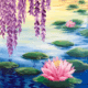 Orlando Art Party - Water Lilies & Willows