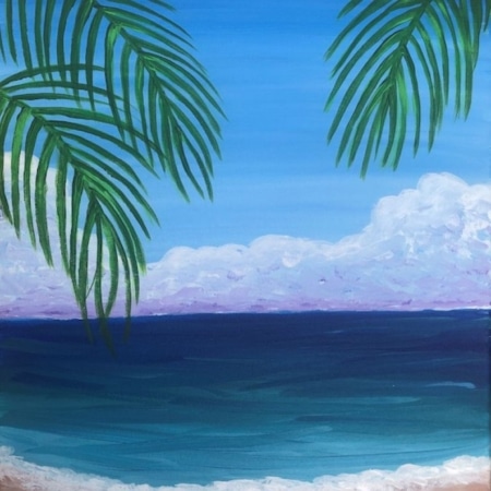 Orlando Canvas & Cocktails - Summer Beach Vibes