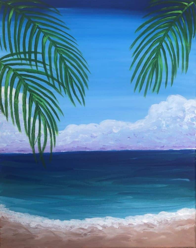 Orlando Canvas & Cocktails - Summer Beach Vibes