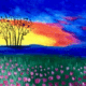 Orlando Paint Party - Sunset Tulip Dreams