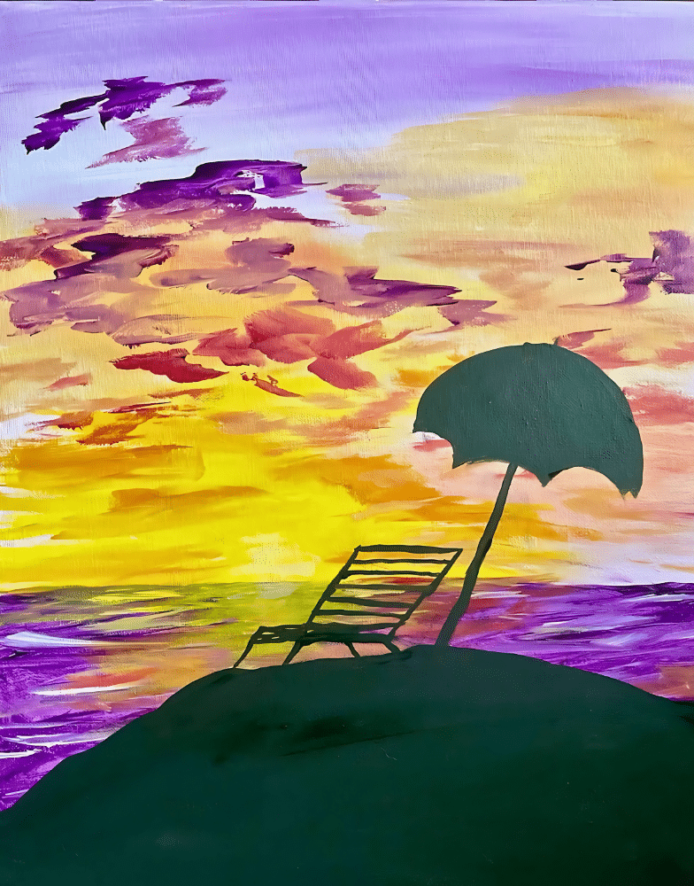 Paint Party Orlando Paint & Sip: Beach Chair Relaxation @ Gravity Taproom