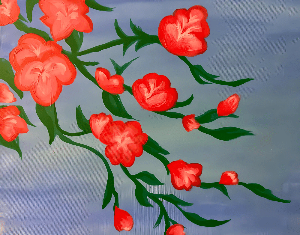 Orlando Paint & Sip: Pink Flowers @ Catrina's Mexican Fusion