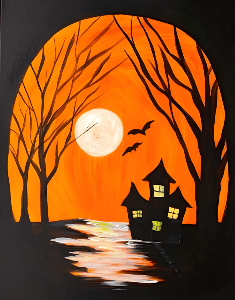 Orlando Haunted House Pumpkin Painting Party @ Crush Yard
