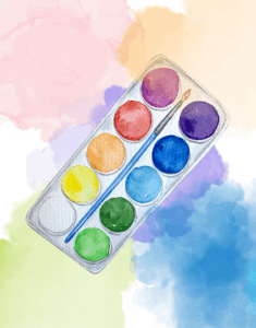 🎃 The Virtual Canvas Wine & Paint: Pumpkin Watercolor Workshop