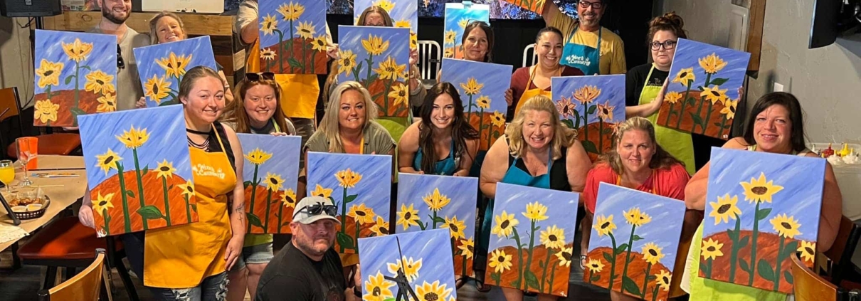 👥 Team Building in Orlando: Why Your Office Needs a Paint & Sip Night
