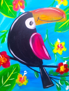 Cookies and Canvas Toucan Life