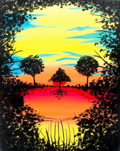 Paint and Sip Through the Trees
