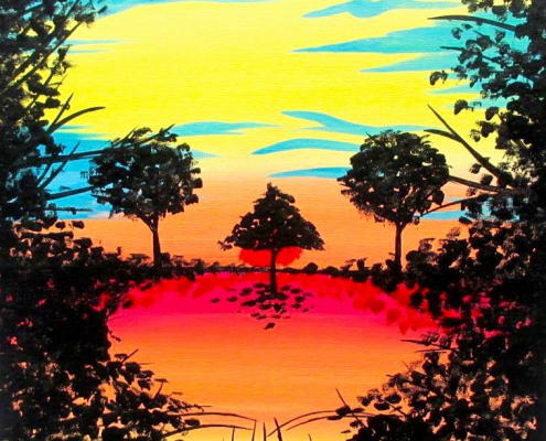 Paint and Sip Through the Trees