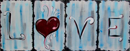paint and sip one red heart