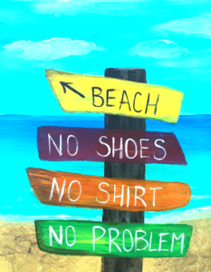 Beach Sign