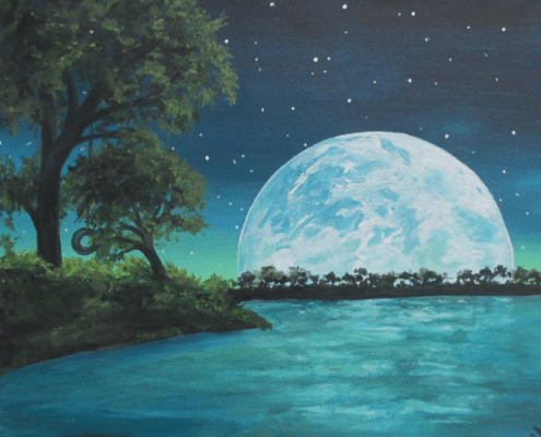 Paint and Sip Moon Whisper
