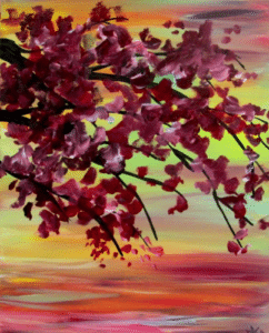 Paint and Sip Falling Leaves