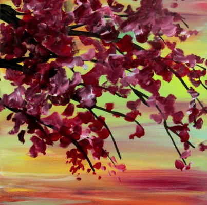 Paint and Sip Falling Leaves