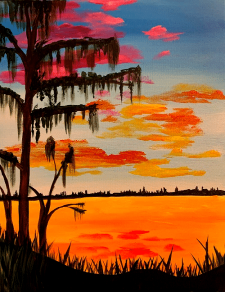 Spanish Moss Sunset