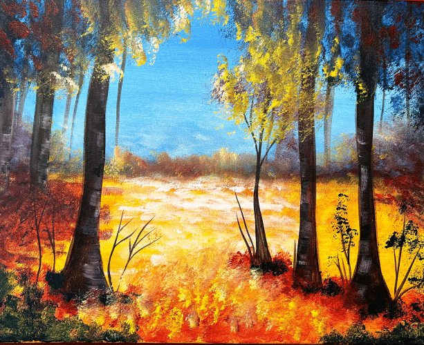 Paint and Sip ~ Autumn Forest