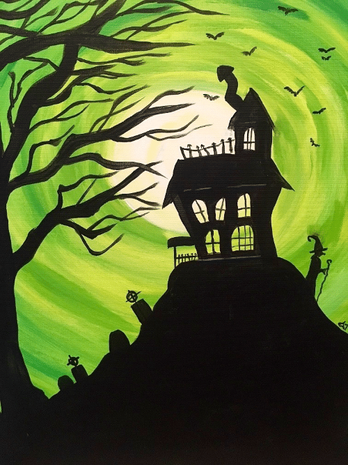 Paint and Sip Haunted House