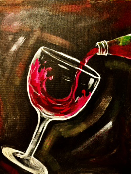 Paint and Sip Wine All The Time