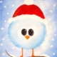 Cookies and Canvas Snow Bird
