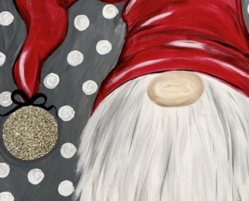 Paint and Sip Christmas Gnome