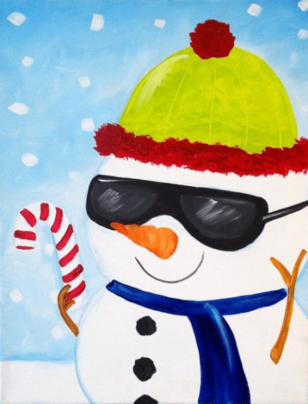 Cookies and Canvas Cool To Be Cold