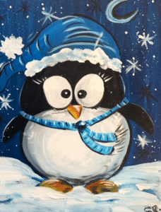 Cookies and Canvas Penguin Buddy