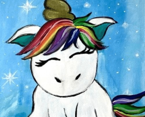 Cookies and Canvas Baby Unicorn