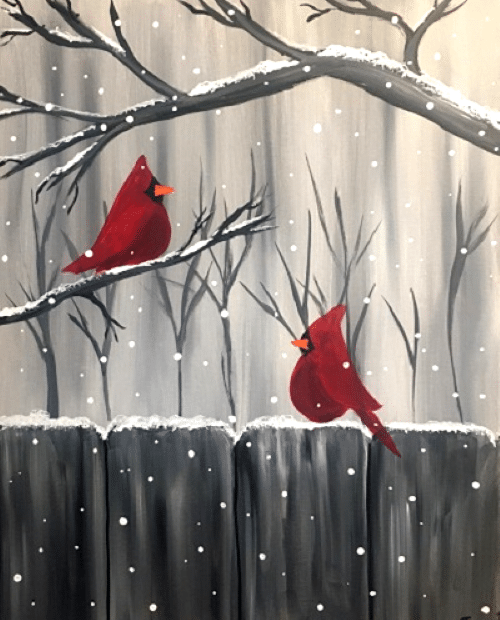 Paint and Sip Snow Friends