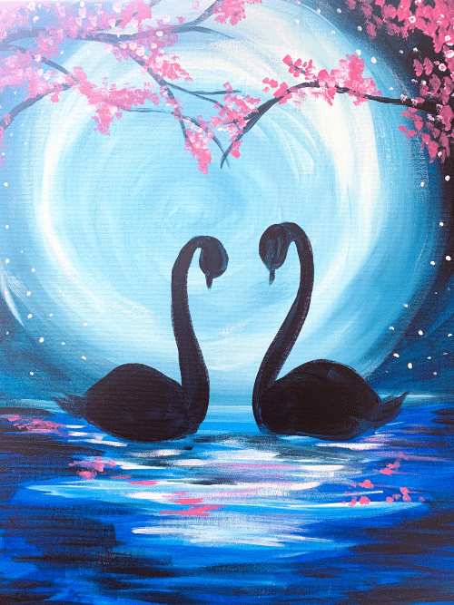 Paint and Sip Swam Lake